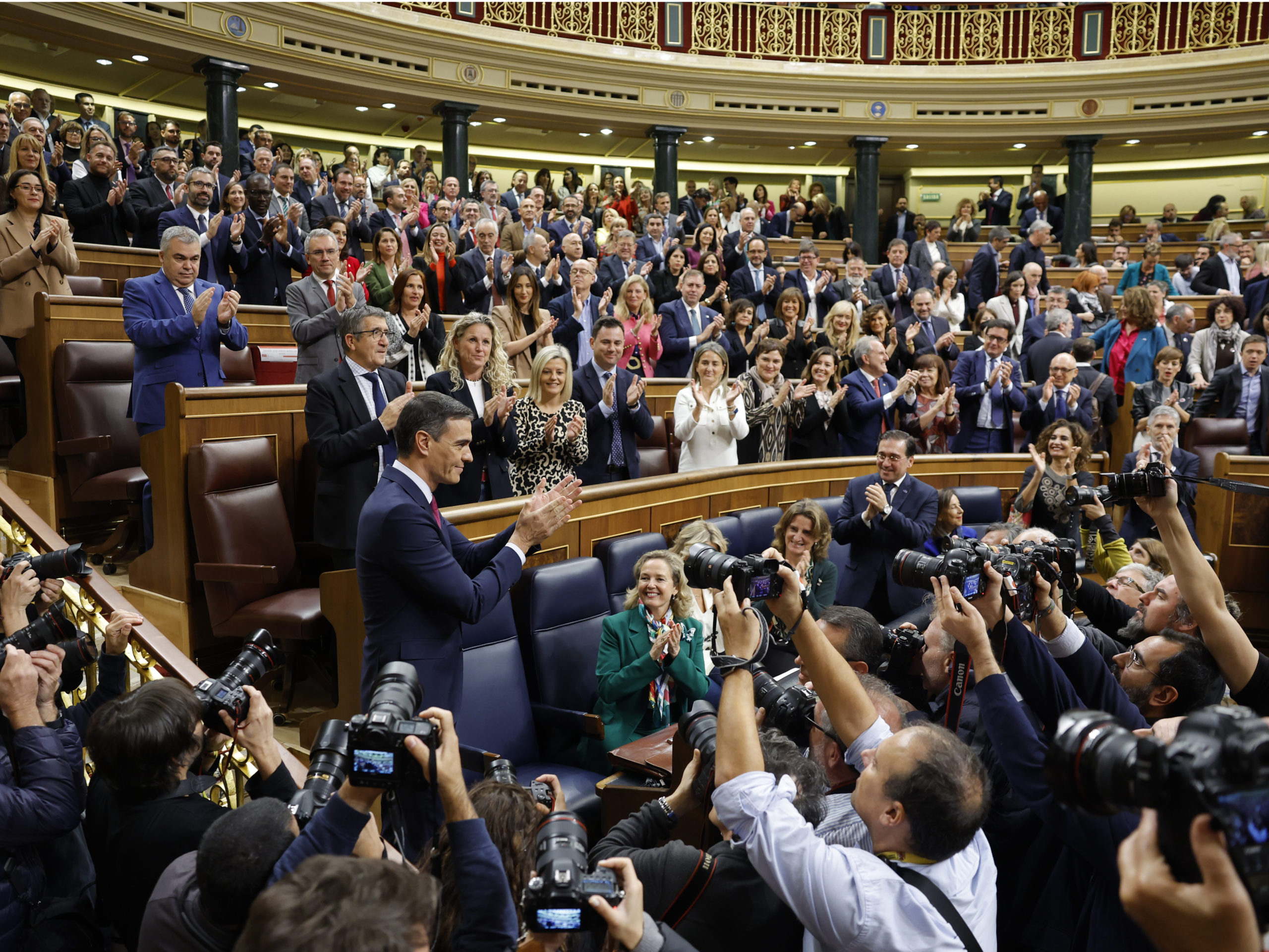 Pedro Sánchez saca pecho de la «sostenibilidad ambiental» de España durante su discurso de investidura