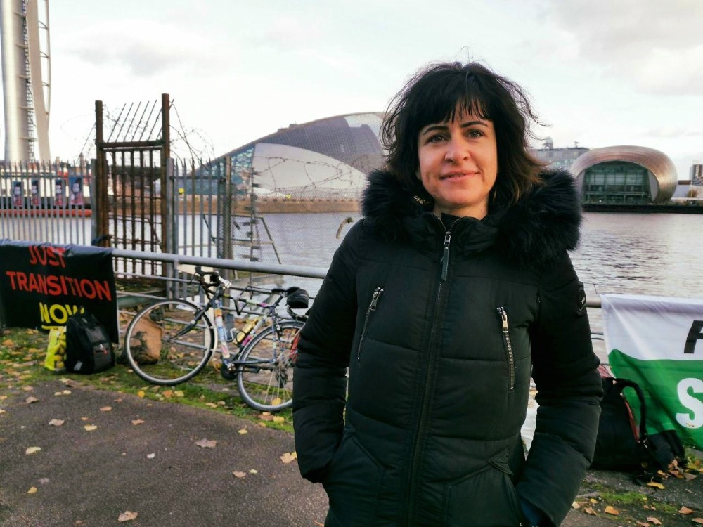 Cristina Alonso: «Esta es la COP del cero neto, que es el ‘greenwashing’ del capitalismo verde»