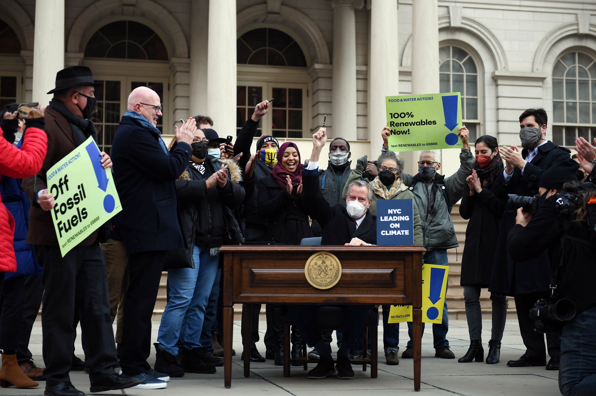 El alcalde de Nueva York se despide del cargo con una serie de medidas climáticas