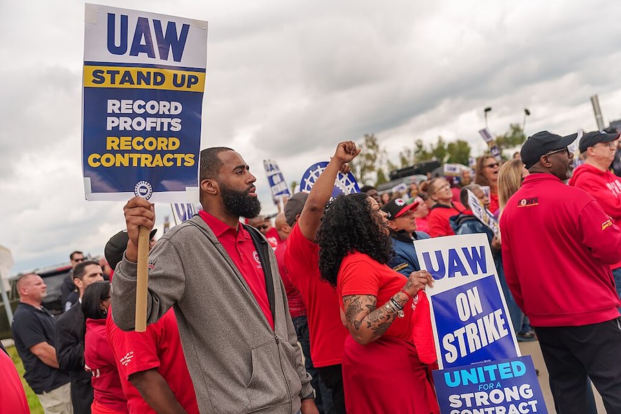 sindicalismo huelga United Auto Workers