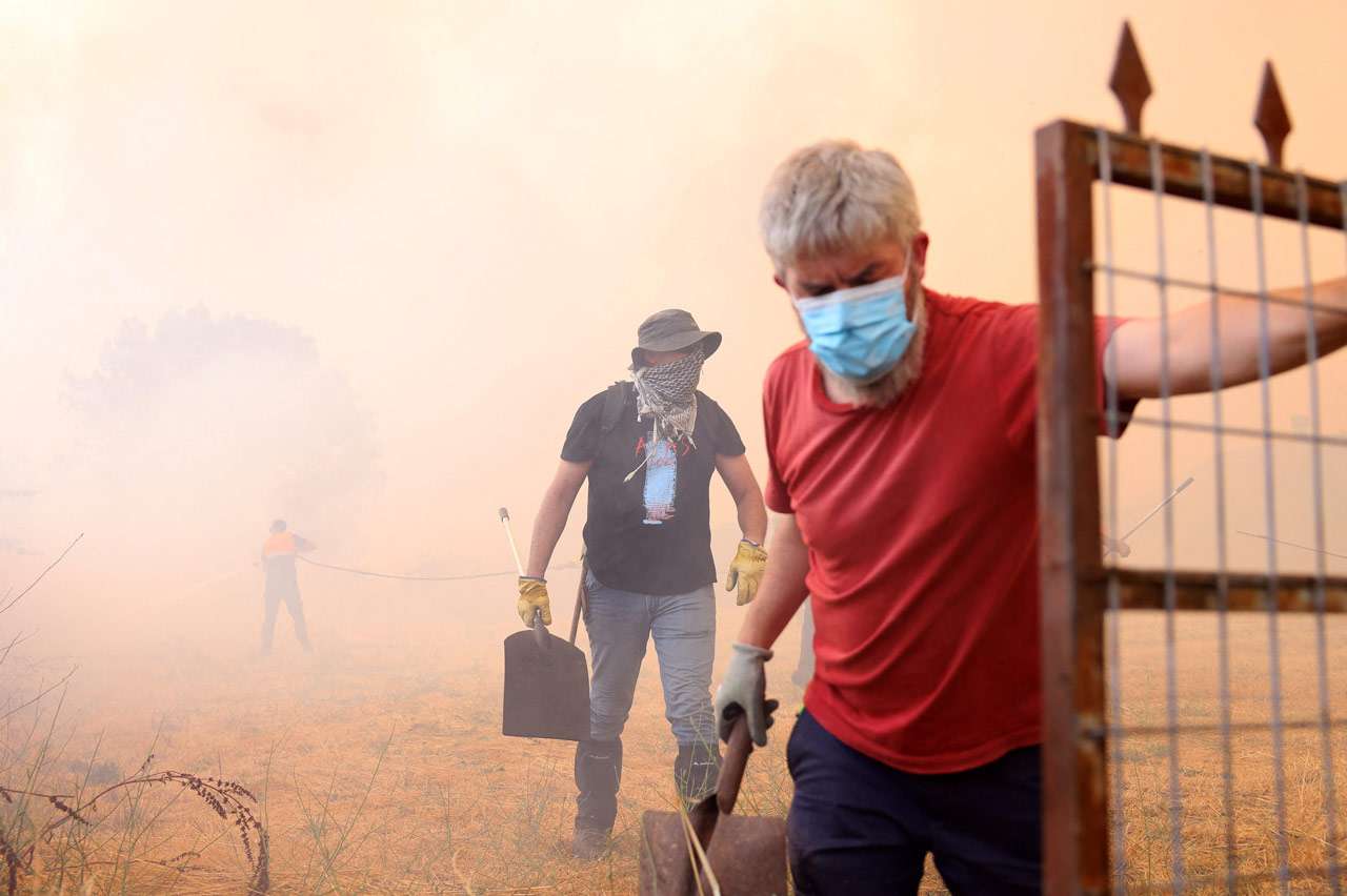 Los incendios disparan la contaminación en el Bierzo y Galicia