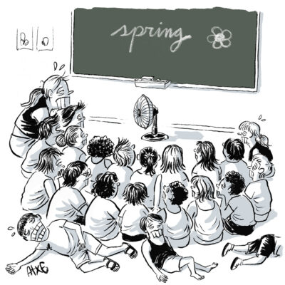 Arden las aulas