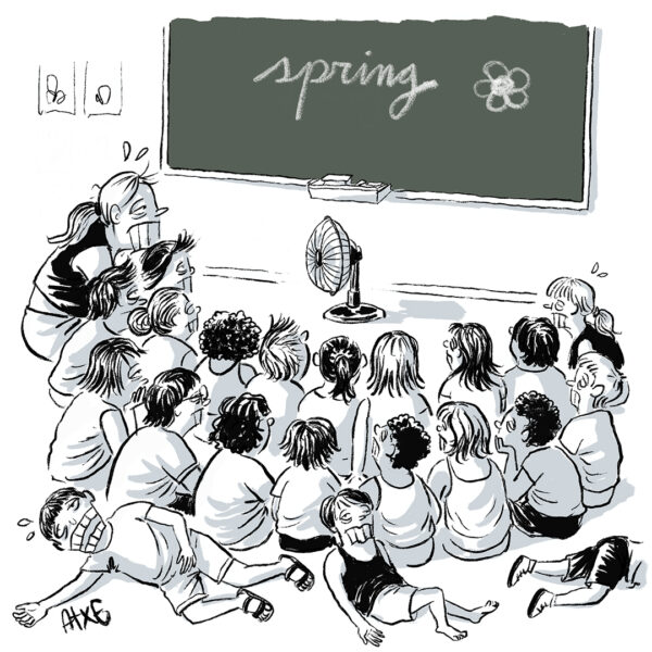 Arden las aulas