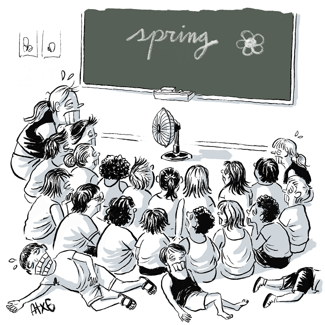 Arden las aulas