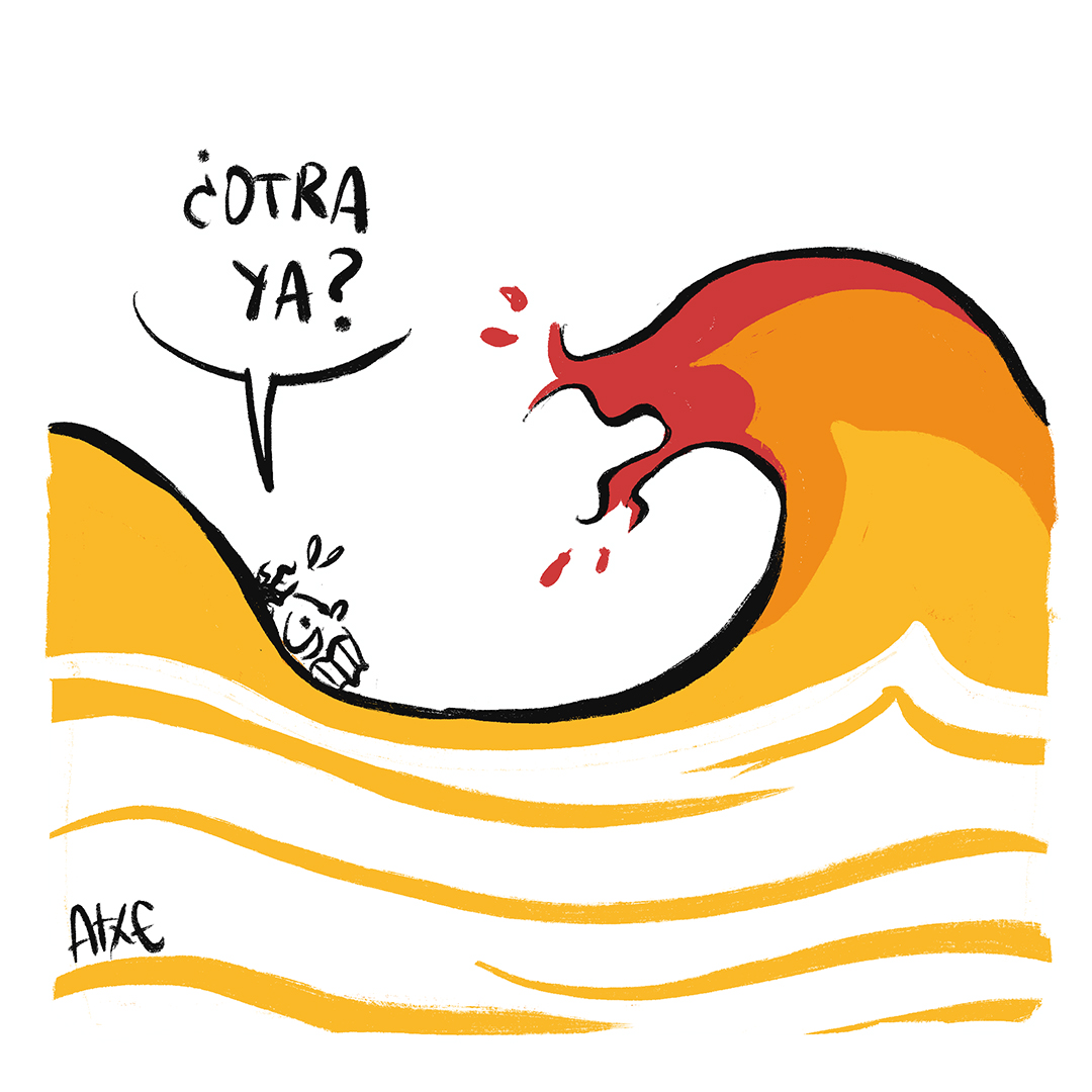 Entre olas de calor