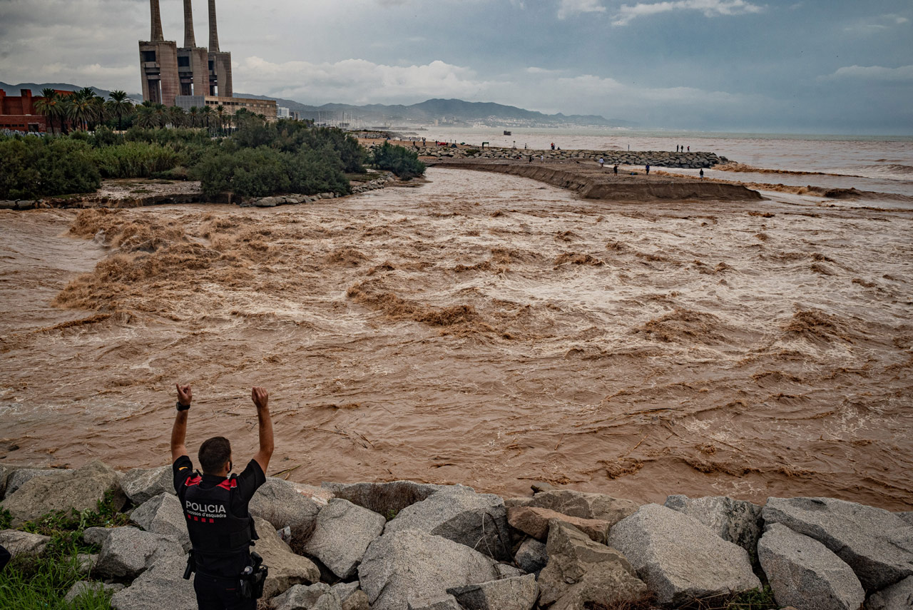 Un mar Mediterráneo inusualmente cálido impulsa lluvias torrenciales récord en Catalunya